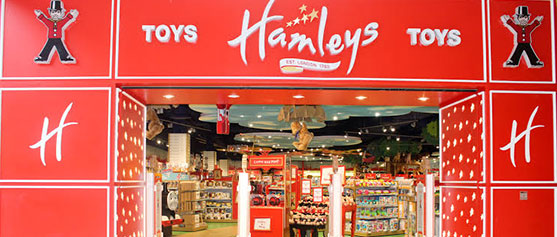 Hamleys toy store front